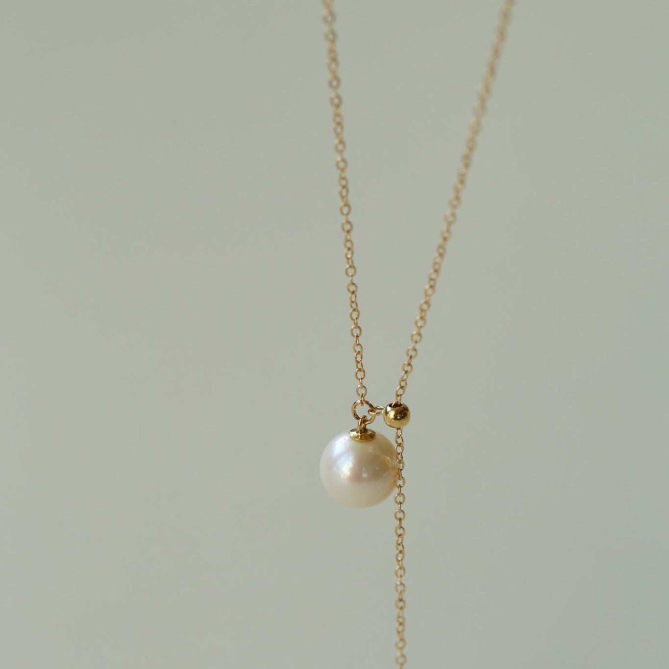 Retro Pull - Through Pearl Pendant Necklace - floysun