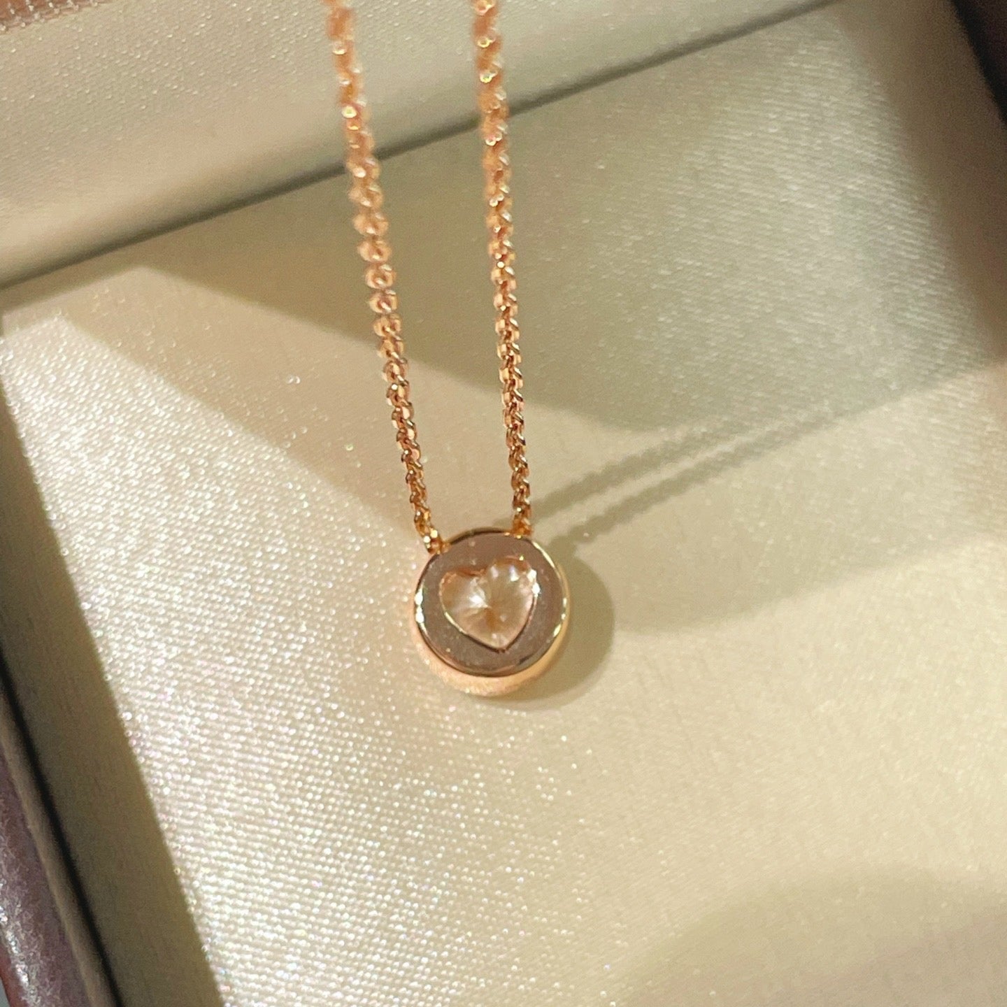 Reversible Heart & Solitaire Pendant Necklace - floysun