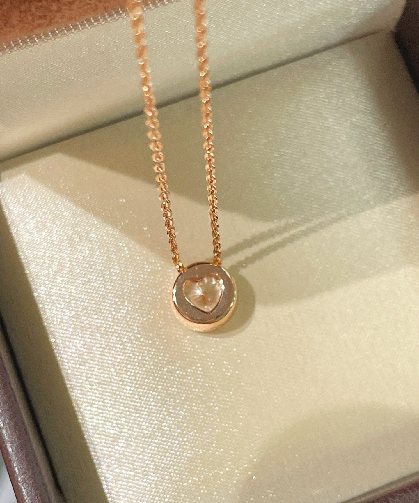 Reversible Heart & Solitaire Pendant Necklace - floysun