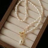 Rice Pearl OT Necklace - floysun