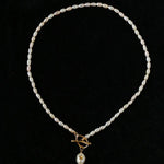 Rice Pearl OT Necklace - floysun