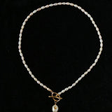 Rice Pearl OT Necklace - floysun