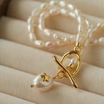Rice Pearl OT Necklace - floysun