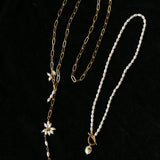 Rice Pearl OT Necklace - floysun
