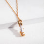 Romantic Baroque Pearl Pendant Chain Necklace - floysun