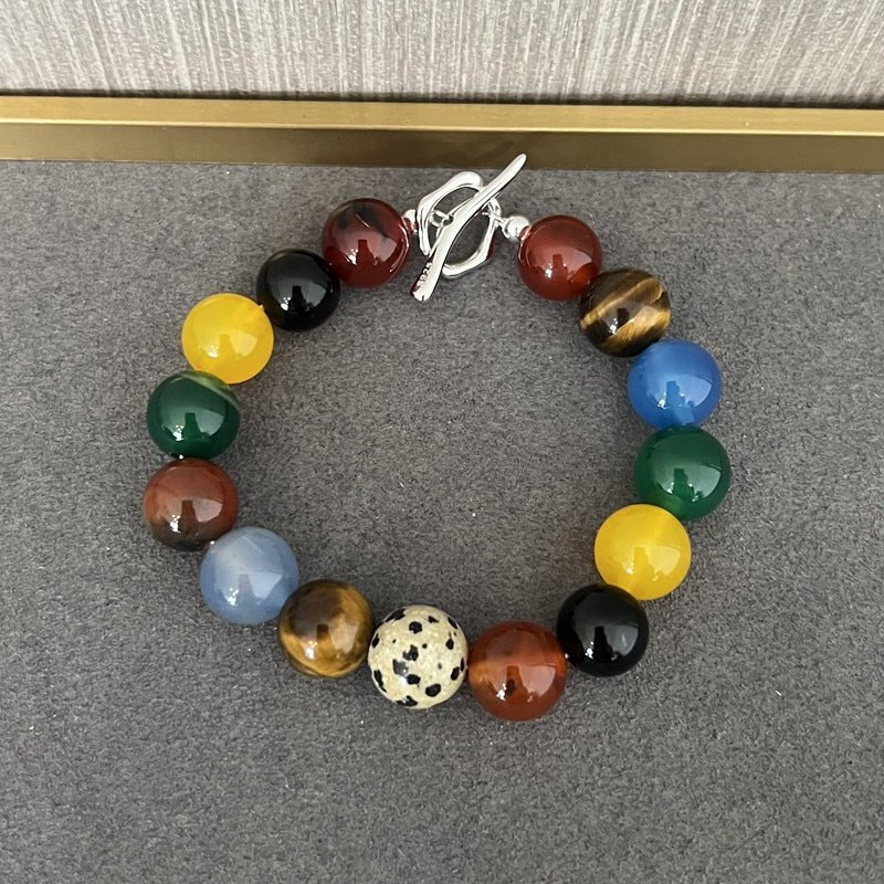 Romantic Universe Dopamine Color Beaded Bracelet - floysun