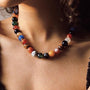 Romantic Universe Dopamine Color Beaded Necklace - floysun