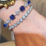 Round Bezel Tennis Bracelet - floysun