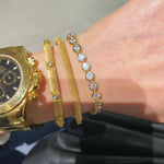 Round Bezel Tennis Bracelet - floysun