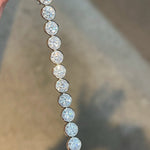 Round Bezel Tennis Bracelet - floysun