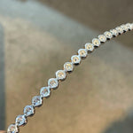 Round Bezel Tennis Bracelet - floysun