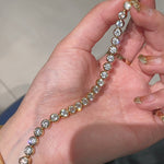 Round Bezel Tennis Bracelet - floysun