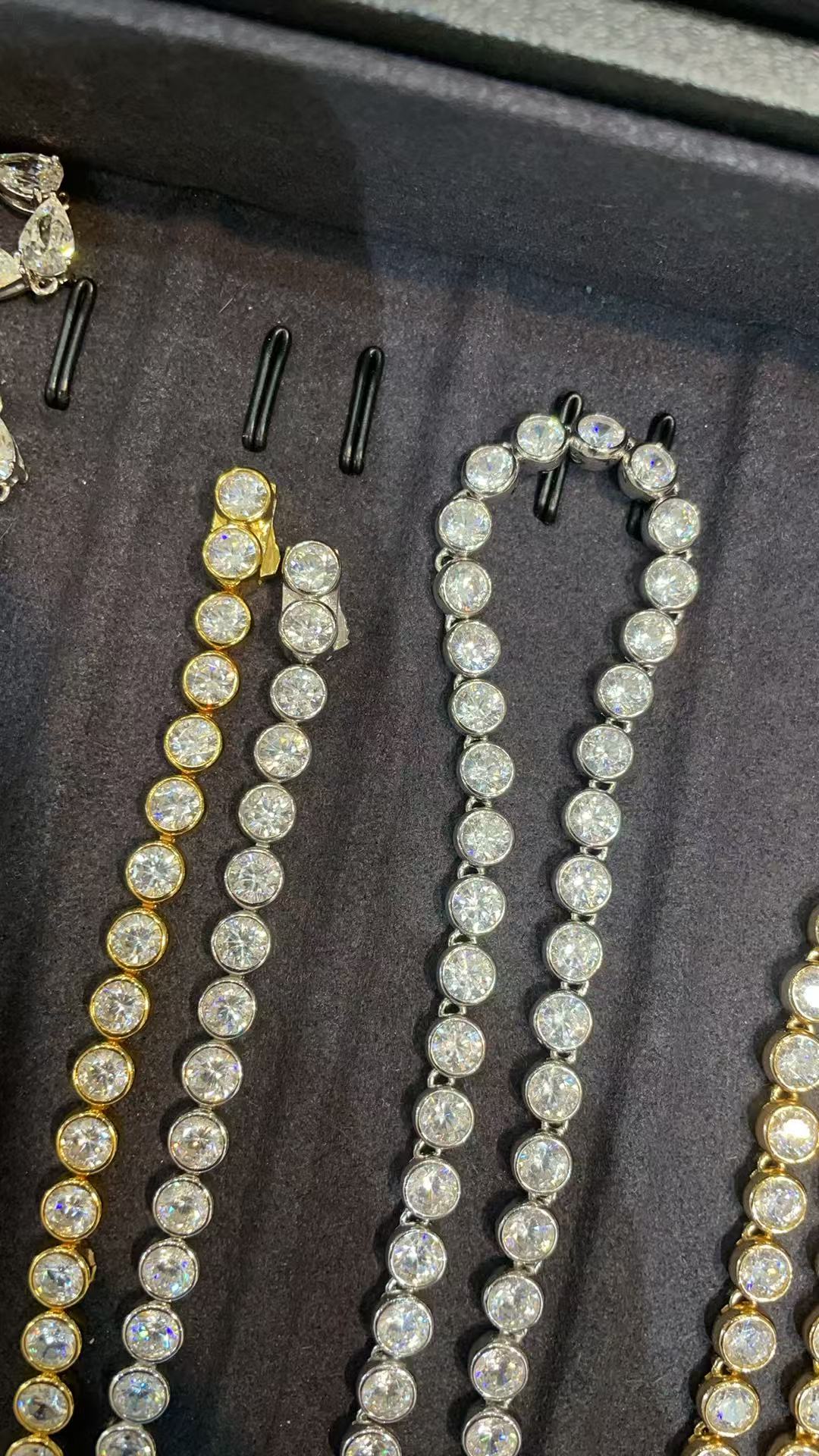 Round Bezel Tennis Necklace - floysun
