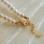 Round Freshwater Pearl Gold Accent Necklace - floysun