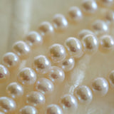Round Freshwater Pearl Gold Accent Necklace - floysun