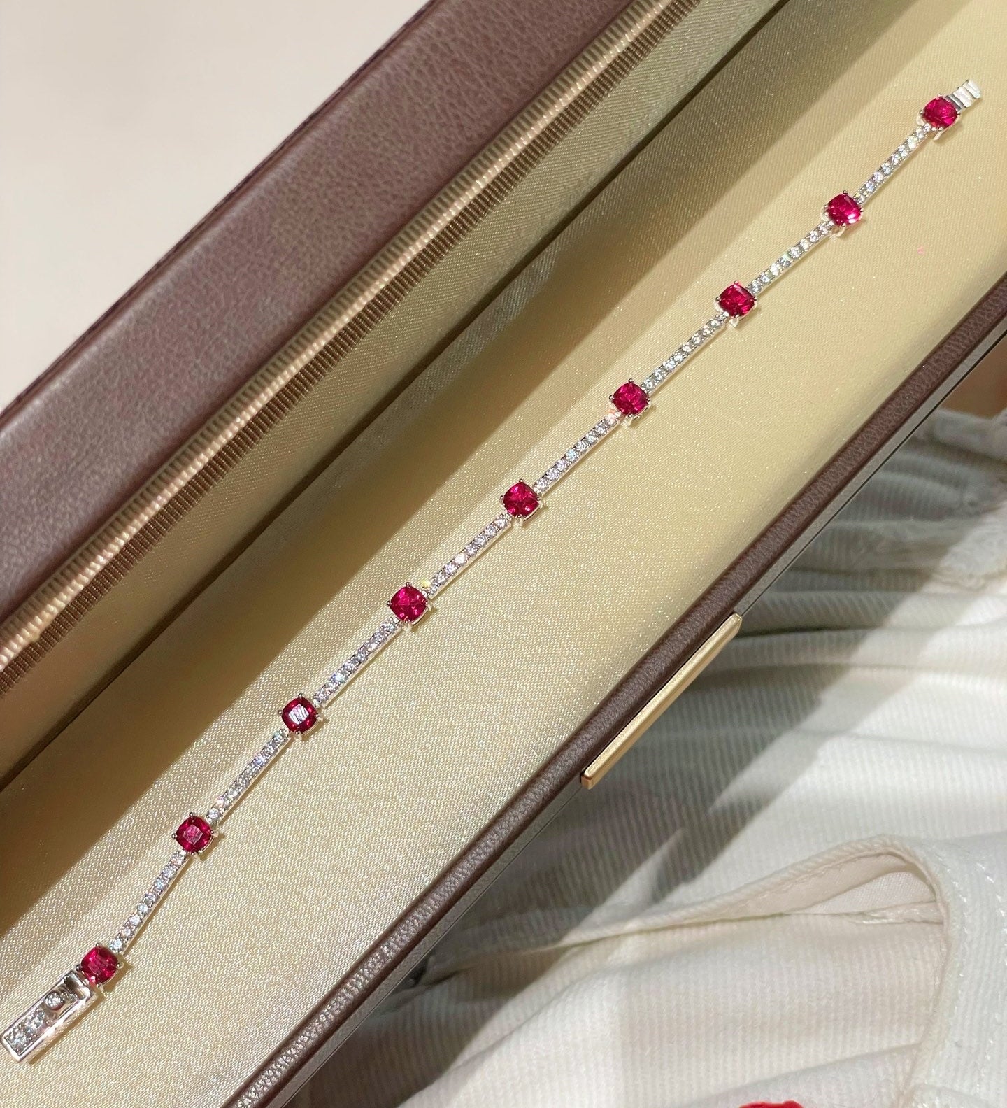 Ruby T - Bar & Diamond Accent Bracelet - floysun
