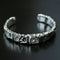 Ruched Lava Textured Open Cuff Bracelet - floysun