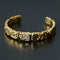 Ruched Lava Textured Open Cuff Bracelet - floysun