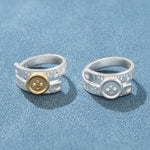 Ruler Wrap Button Ring - floysun