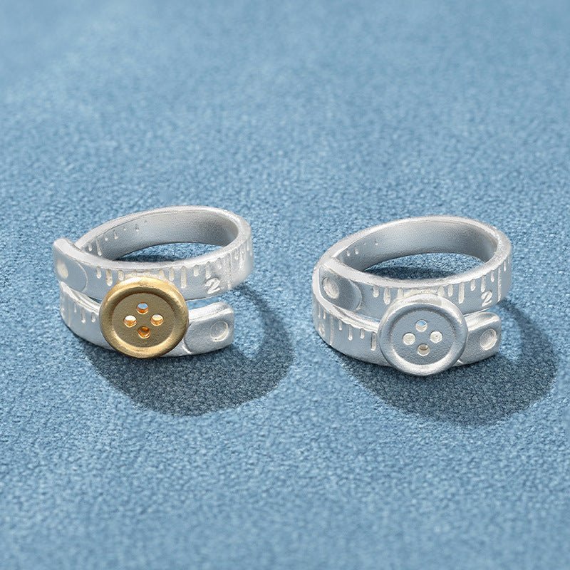 Ruler Wrap Button Ring - floysun