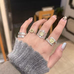 Ruler Wrap Button Ring - floysun