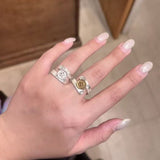 Ruler Wrap Button Ring - floysun