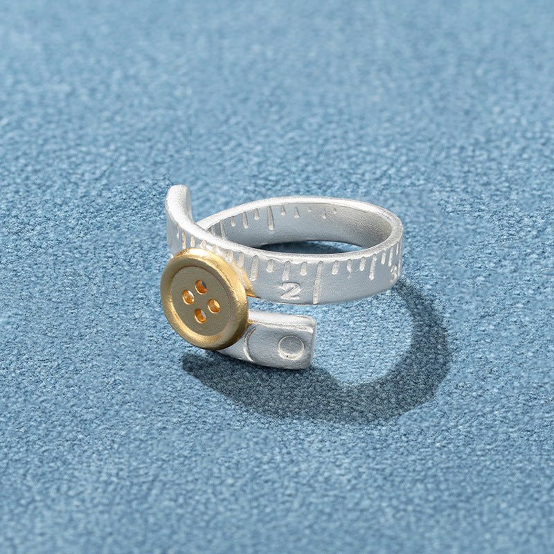 Ruler Wrap Button Ring - floysun