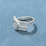 Ruler Wrap Button Ring - floysun