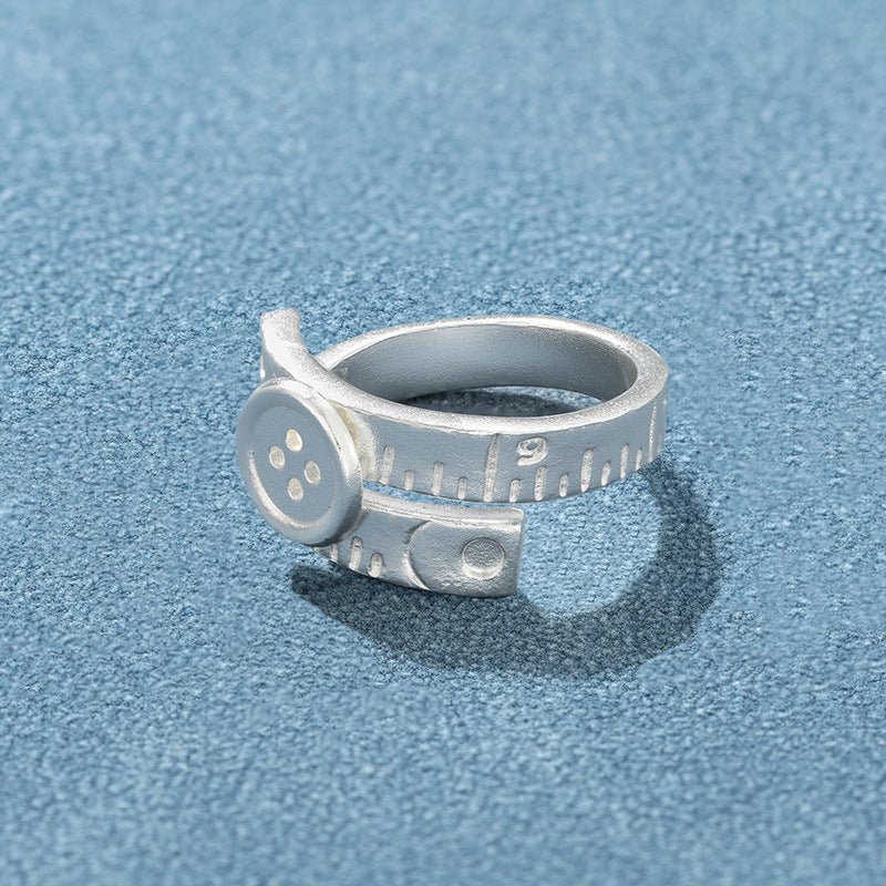 Ruler Wrap Button Ring - floysun
