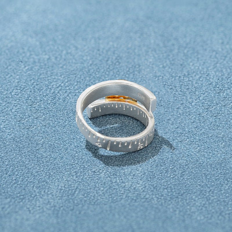 Ruler Wrap Button Ring - floysun