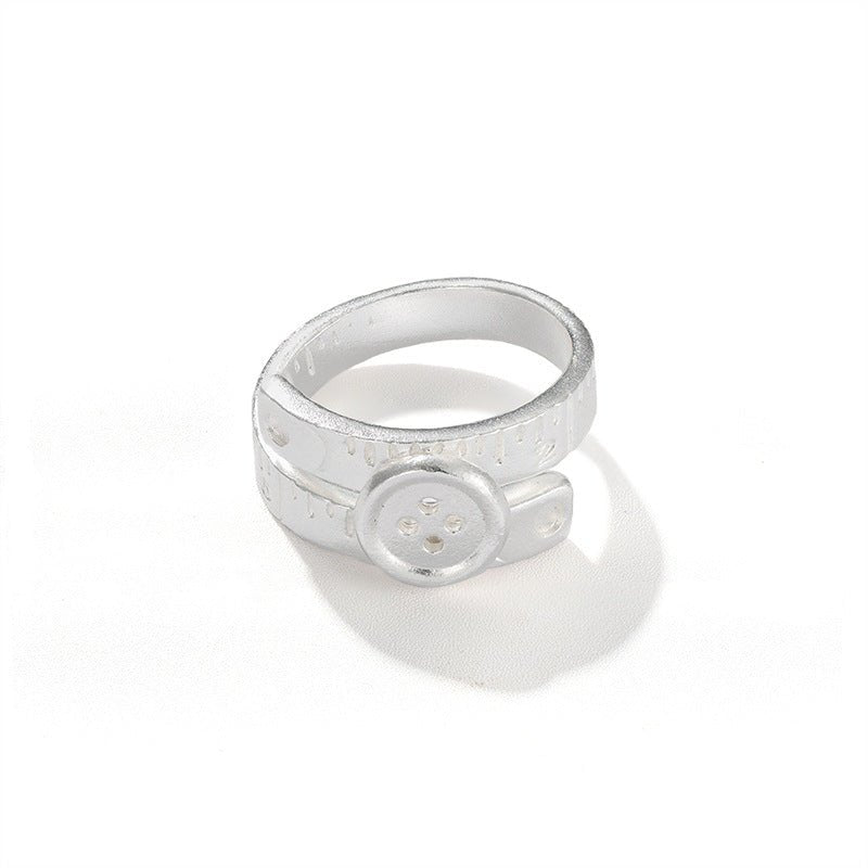 Ruler Wrap Button Ring - floysun