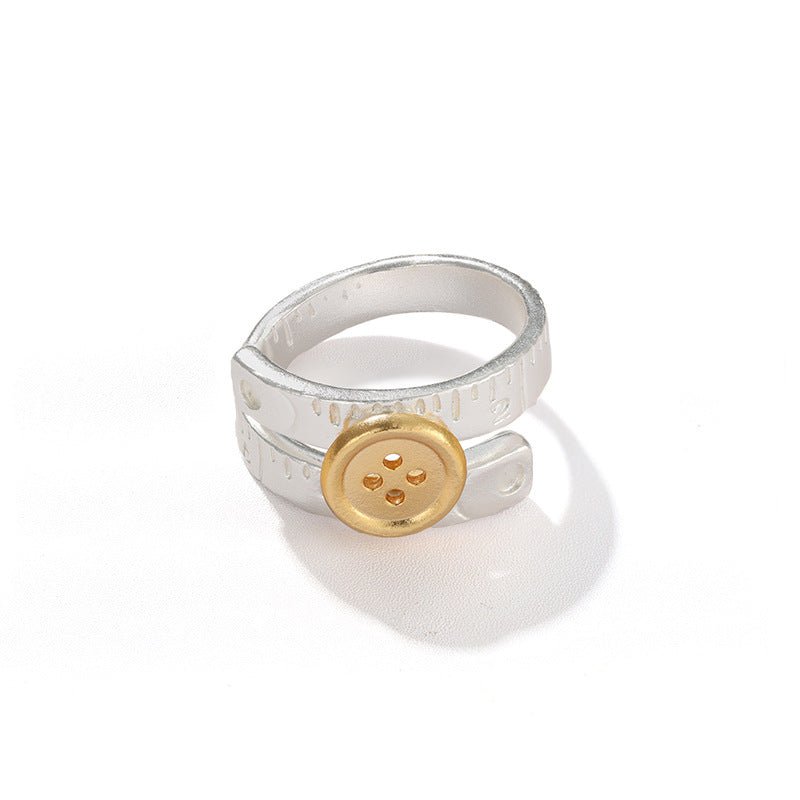 Ruler Wrap Button Ring - floysun