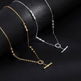 S925 Gold - Plated Emerald CZ Necklace - floysun