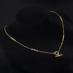 S925 Gold - Plated Emerald CZ Necklace - floysun