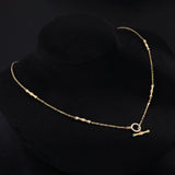 S925 Gold - Plated Emerald CZ Necklace - floysun