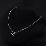 S925 Gold - Plated Emerald CZ Necklace - floysun