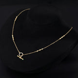 S925 Gold - Plated Emerald CZ Necklace - floysun
