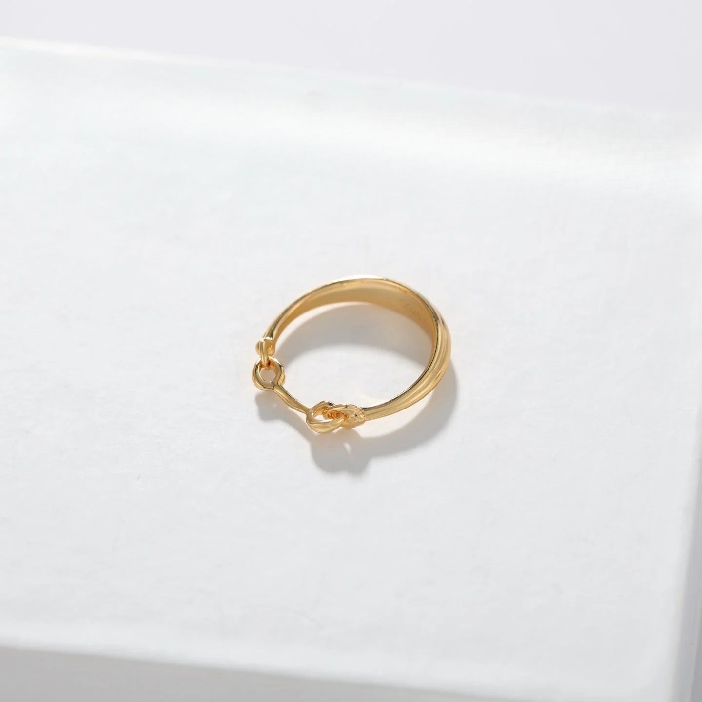 S925 Minimalist Chain Link Ring - floysun