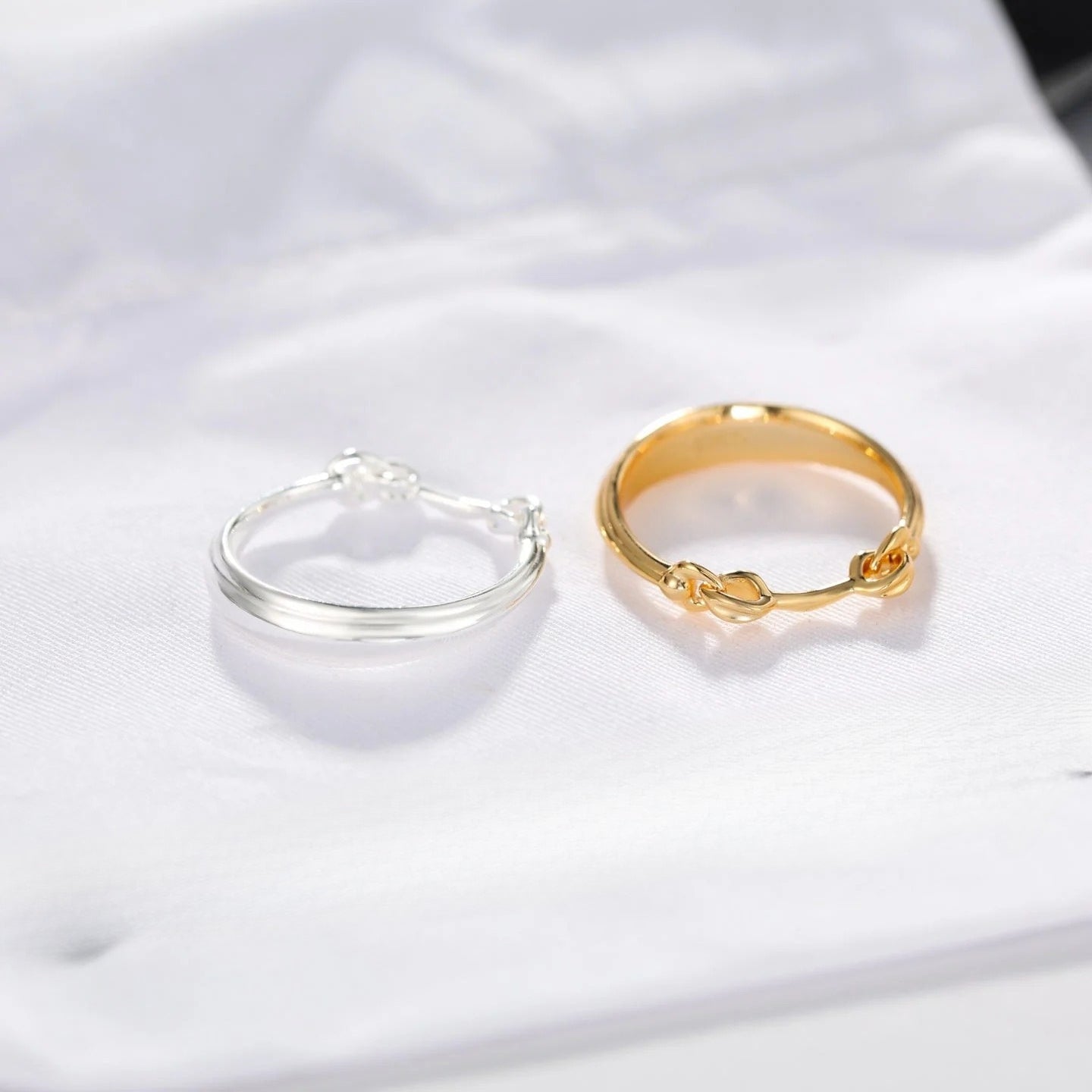 S925 Minimalist Chain Link Ring - floysun