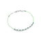 S925 Silver Gold - Plated CZ Colored String Bracelet - floysun