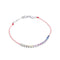 S925 Silver Gold - Plated CZ Colored String Bracelet - floysun