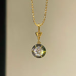 S925 Silver Gold Plated Square Bead Chain Necklace - floysun