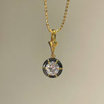 S925 Silver Gold Plated Square Bead Chain Necklace - floysun