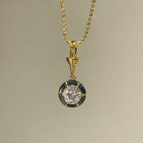 S925 Silver Gold Plated Square Bead Chain Necklace - floysun