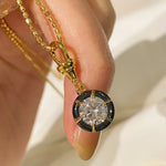 S925 Silver Gold Plated Square Bead Chain Necklace - floysun