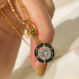 S925 Silver Gold Plated Square Bead Chain Necklace - floysun