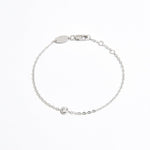 S925 Single CZ Chain Bracelet - floysun