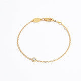 S925 Single CZ Chain Bracelet - floysun