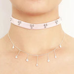 S925 Sterling Silver Floral Fringe Necklace - floysun