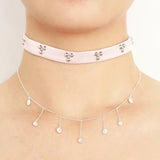 S925 Sterling Silver Floral Fringe Necklace - floysun